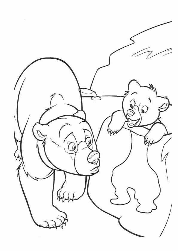 Brother bear coloring pages