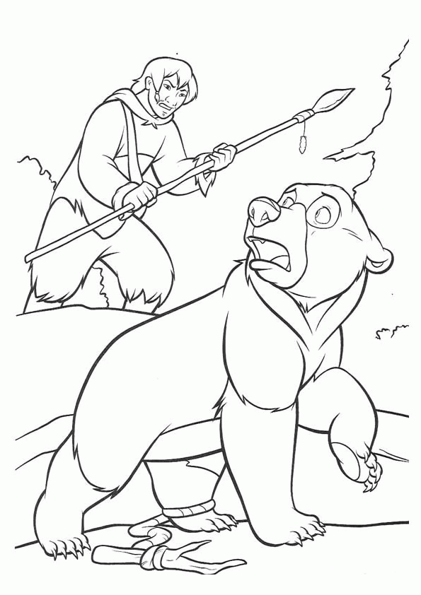 Brother bear coloring pages