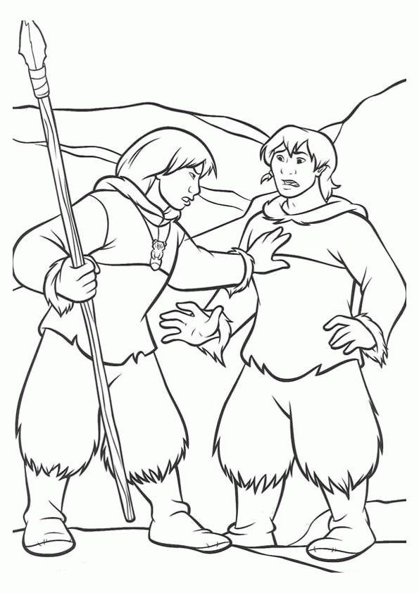 Brother bear coloring pages