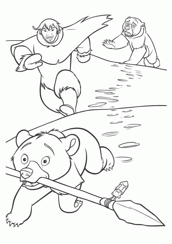 Brother bear coloring pages