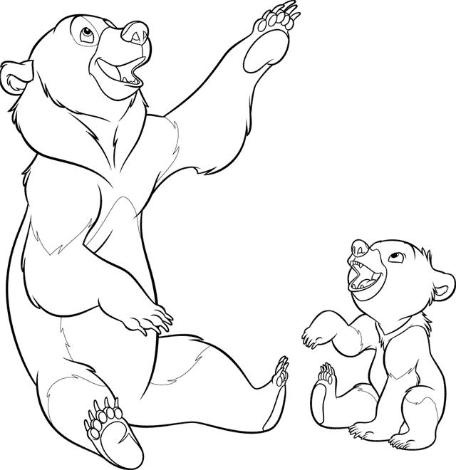 Brother bear coloring pages