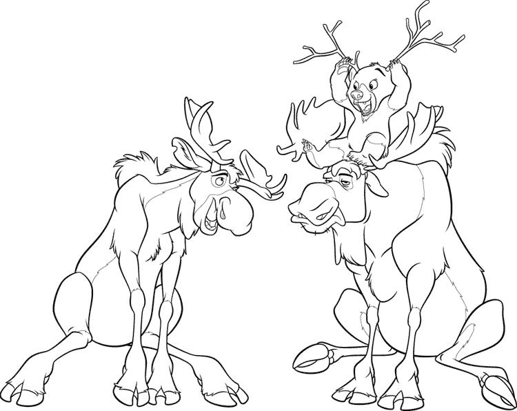 Brother bear coloring pages