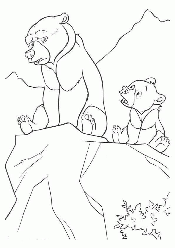 Brother bear coloring pages