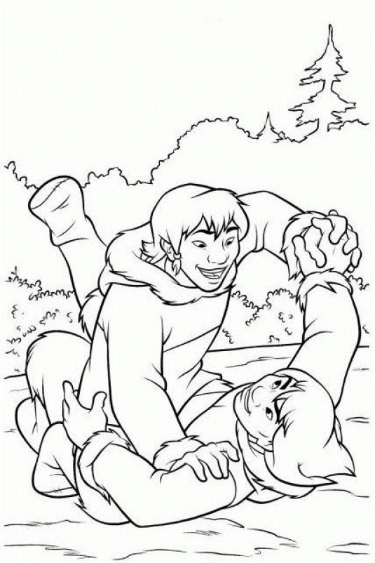 Brother bear coloring pages