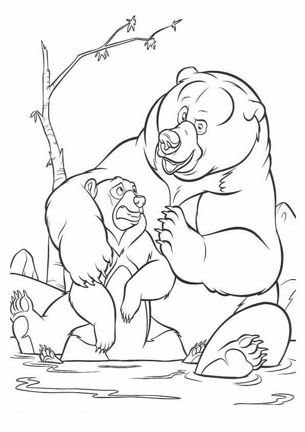 Brother bear coloring pages