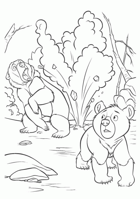 Brother bear coloring pages