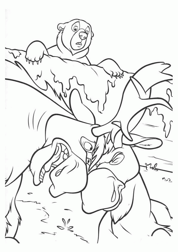 Brother bear coloring pages