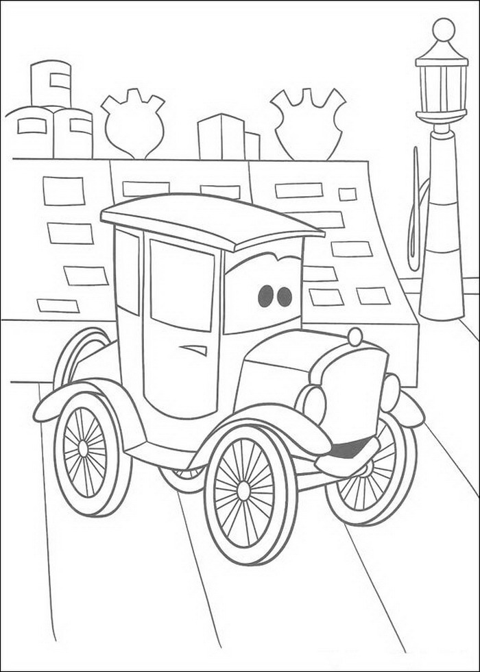 Cars coloring pages