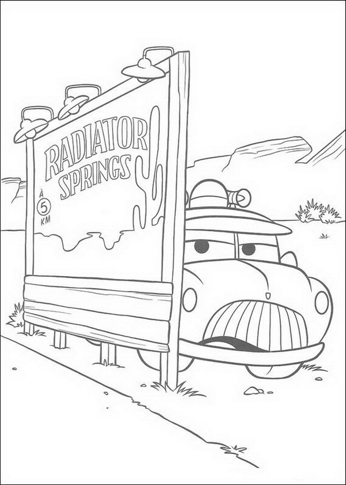 Cars coloring pages