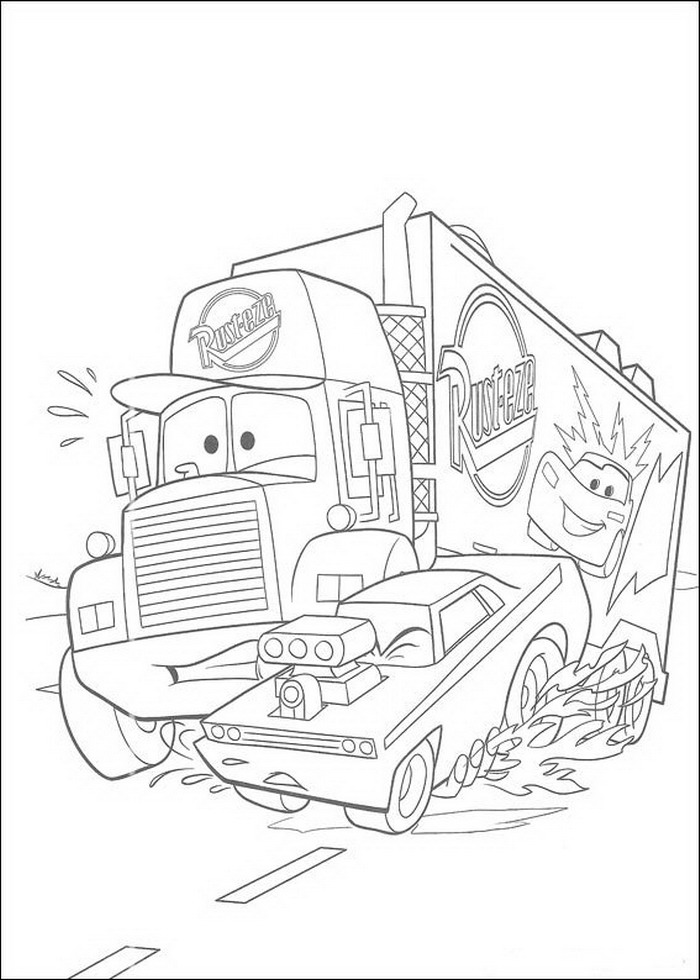 Cars coloring pages