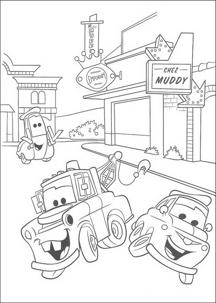 Cars coloring pages