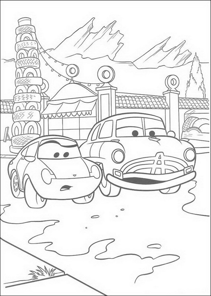 Cars coloring pages