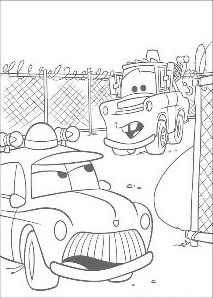 Cars coloring pages