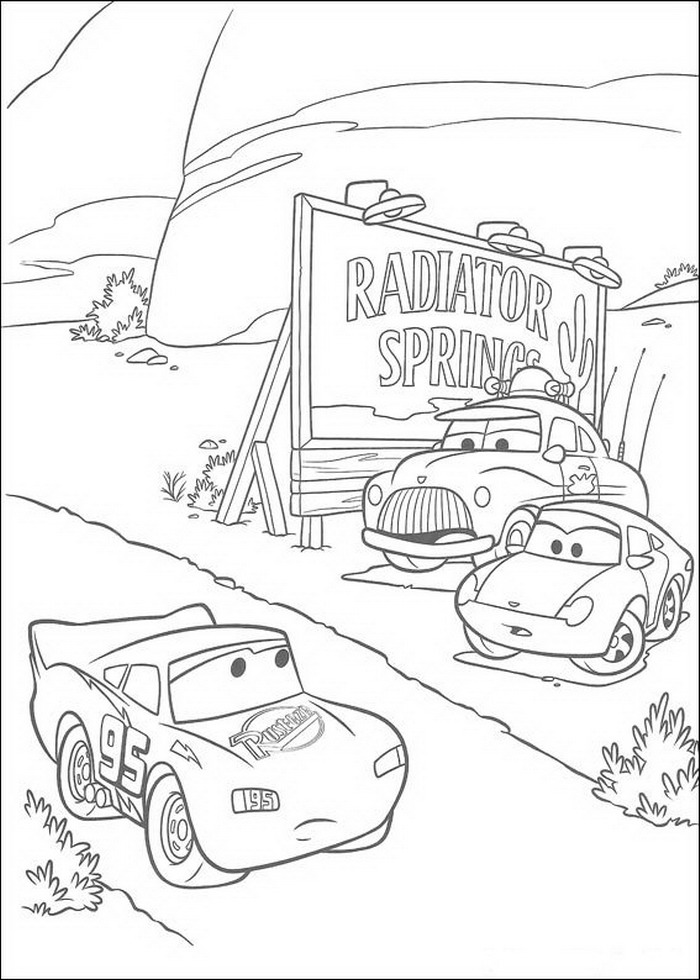 Cars coloring pages