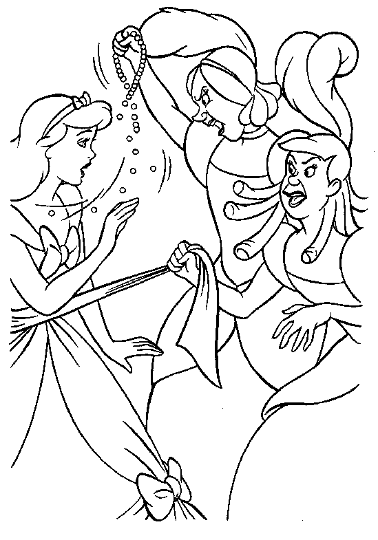 Cinderella coloring pages