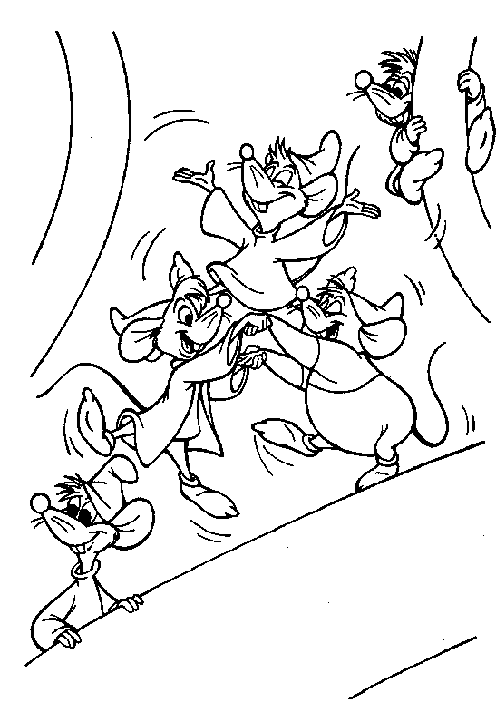 Cinderella coloring pages