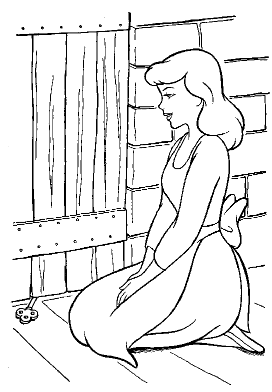 Cinderella coloring pages