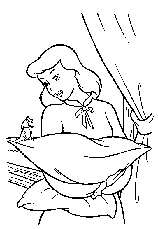 Cinderella coloring pages