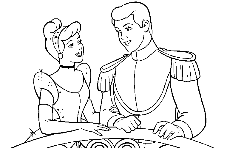 Cinderella coloring pages