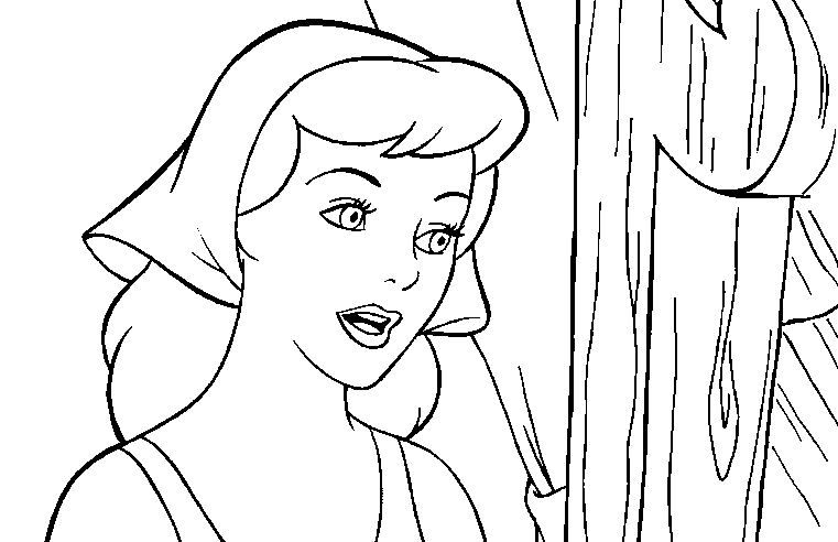 Cinderella coloring pages