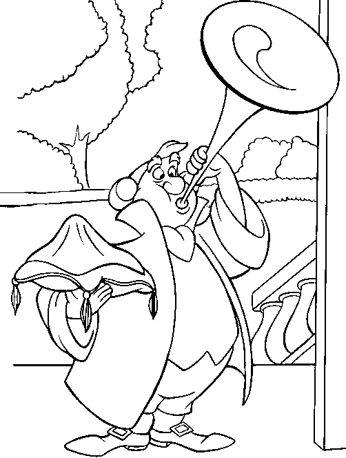 Cinderella coloring pages