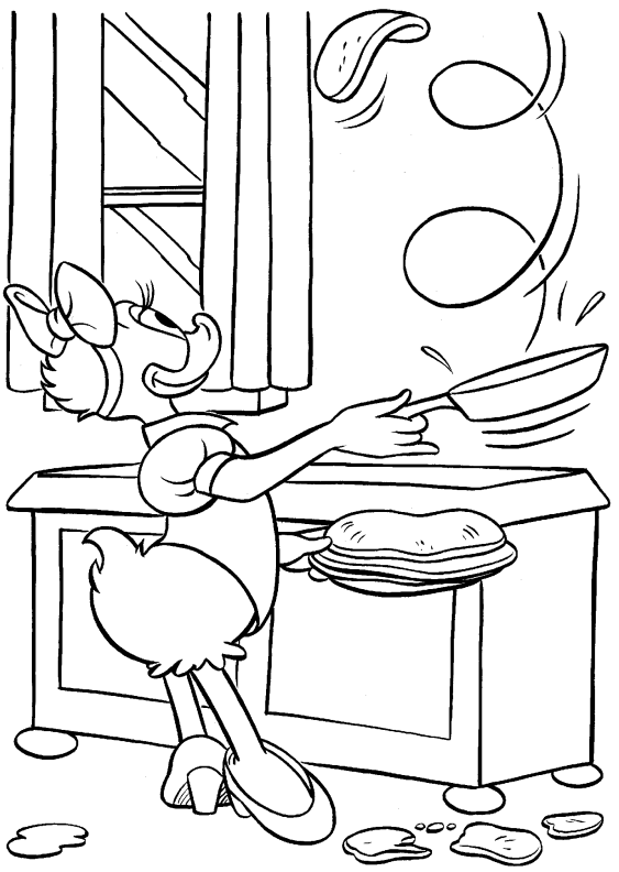 Daisy duck coloring pages