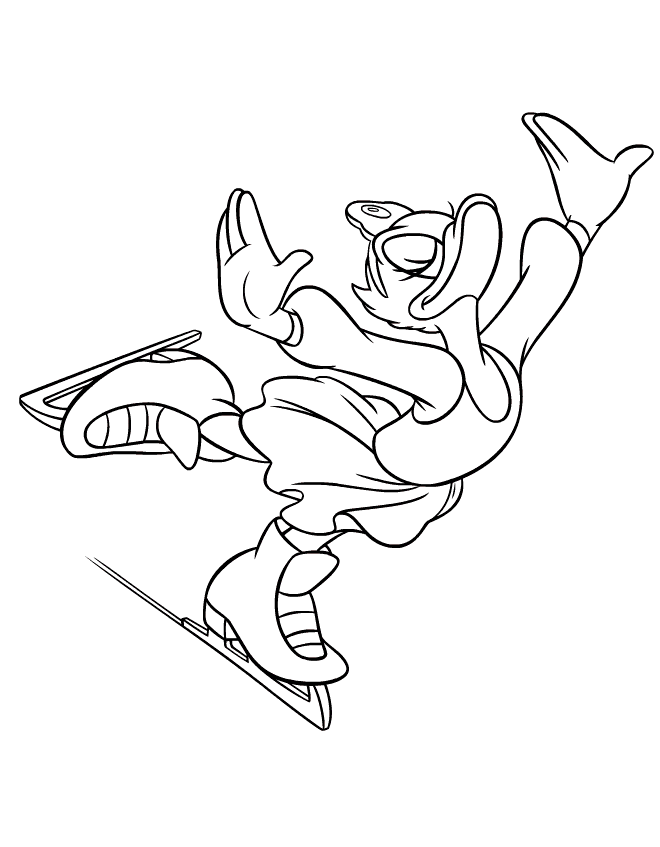 Daisy duck coloring pages