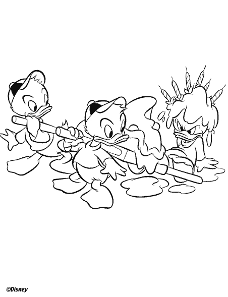 Donald duck coloring pages