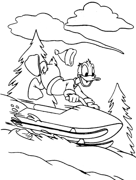 Donald duck coloring pages