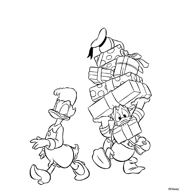 Donald duck coloring pages