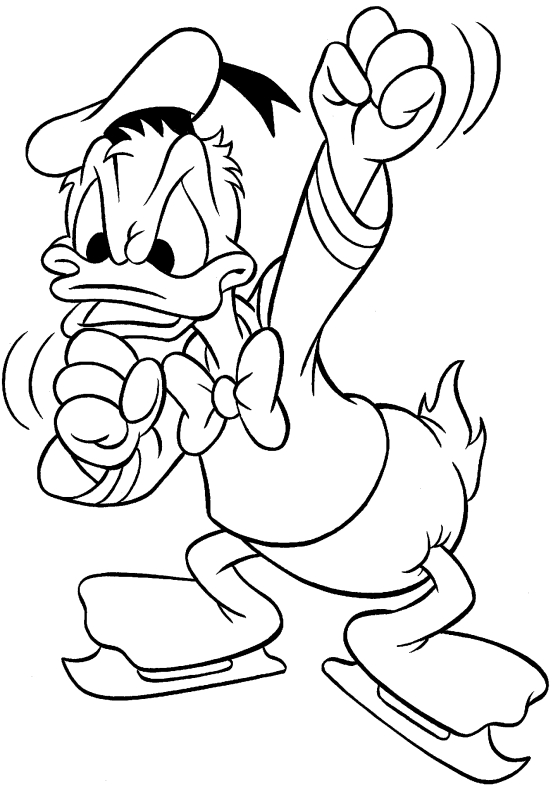 Donald duck coloring pages