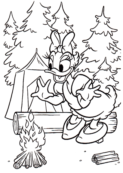 Donald duck coloring pages