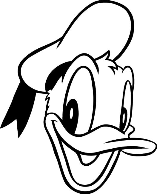 Donald duck coloring pages