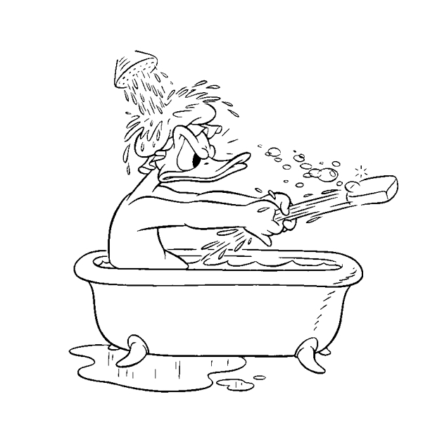 Donald duck coloring pages