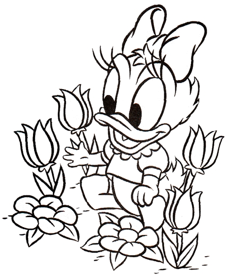 Donald duck coloring pages