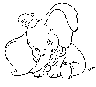 Dumbo coloring pages