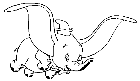 Dumbo coloring pages