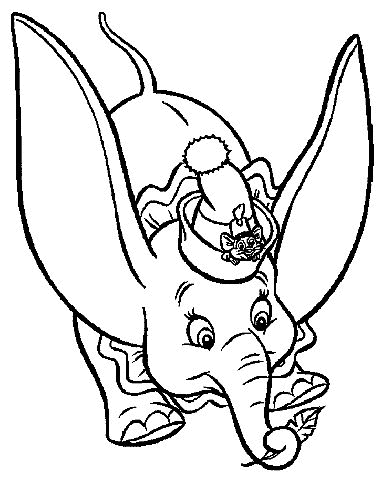 Dumbo coloring pages