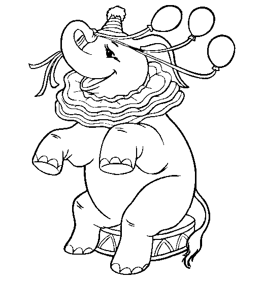 Dumbo coloring pages