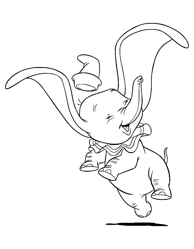 Dumbo coloring pages