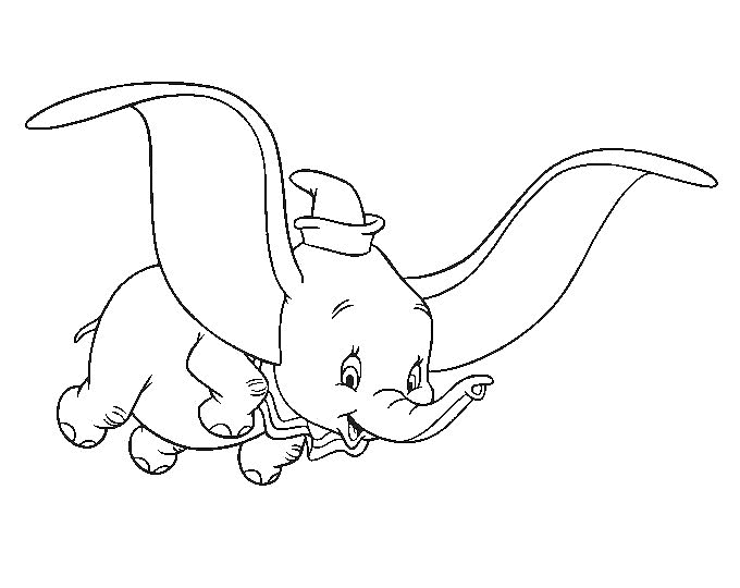 Dumbo coloring pages