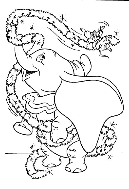 Dumbo coloring pages