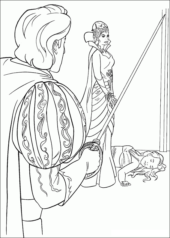 Enchanted coloring pages