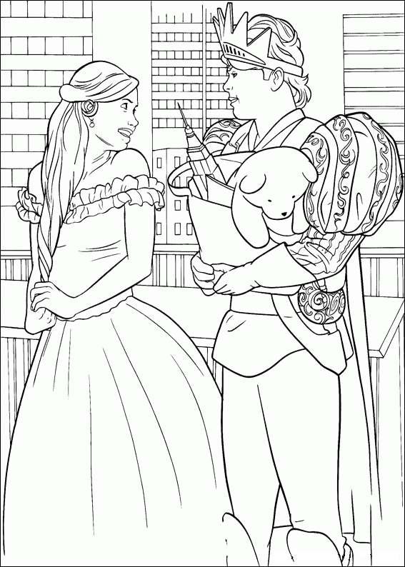 Enchanted coloring pages