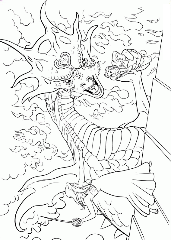 Enchanted coloring pages