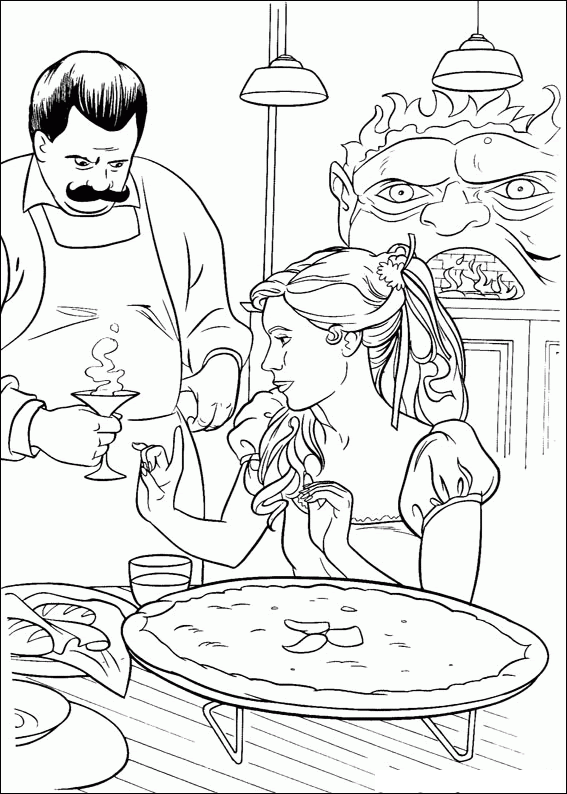 Enchanted coloring pages