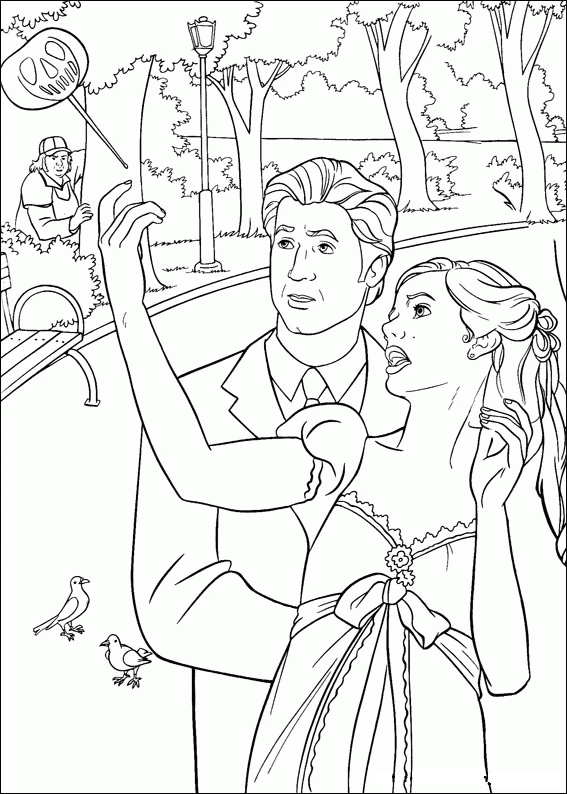 Enchanted coloring pages