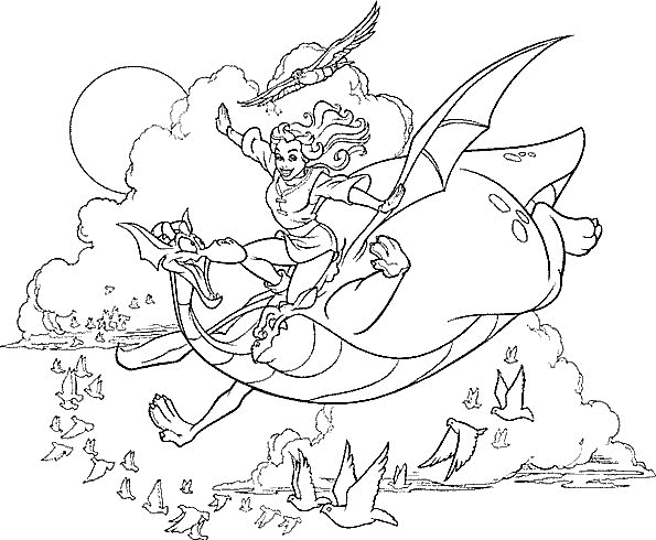 Excaliber coloring pages