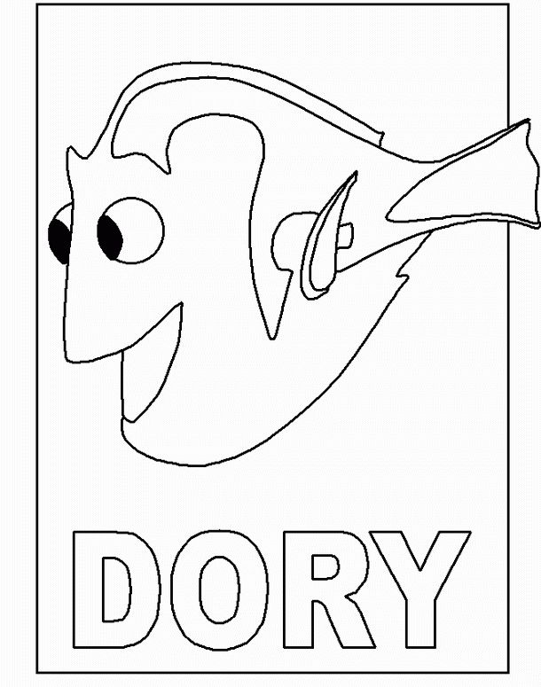 Finding nemo coloring pages