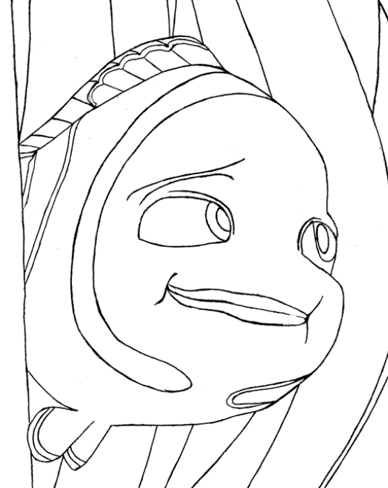 Finding nemo coloring pages